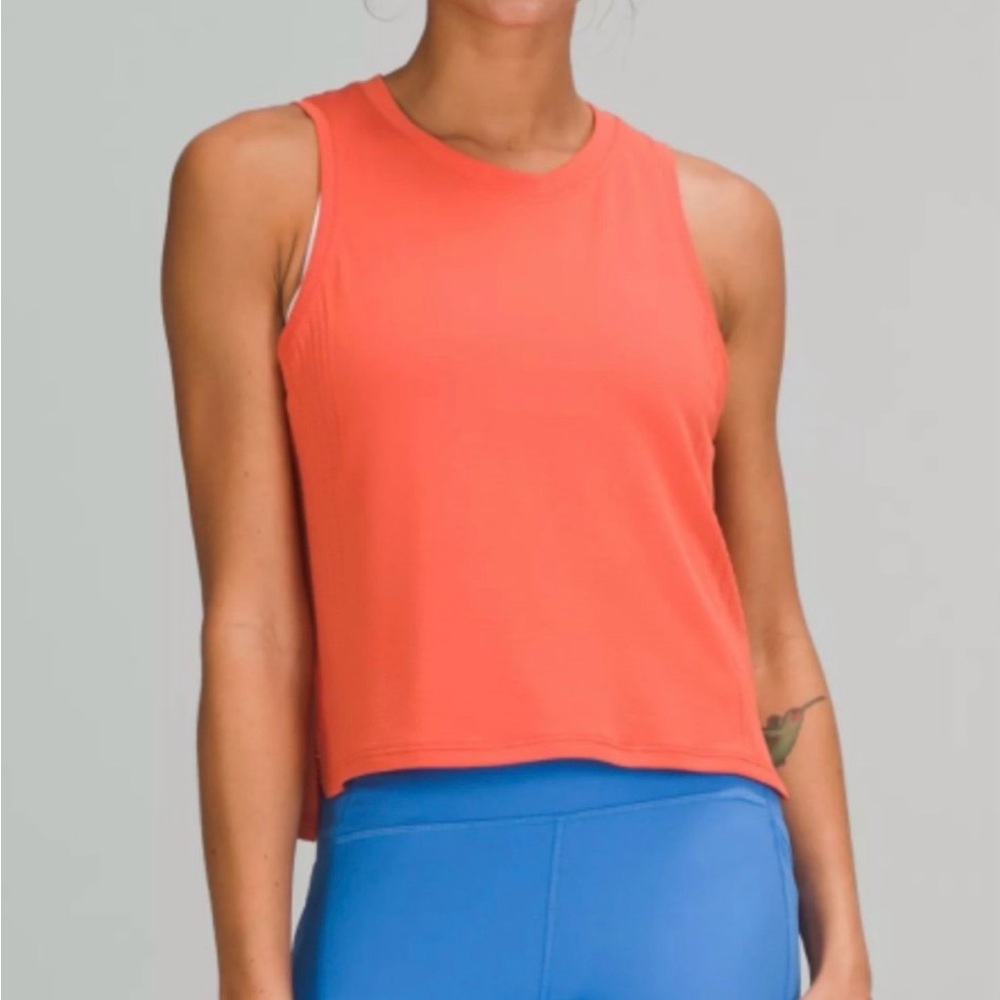 Lululemon Athletica Bright Orange Tank Top